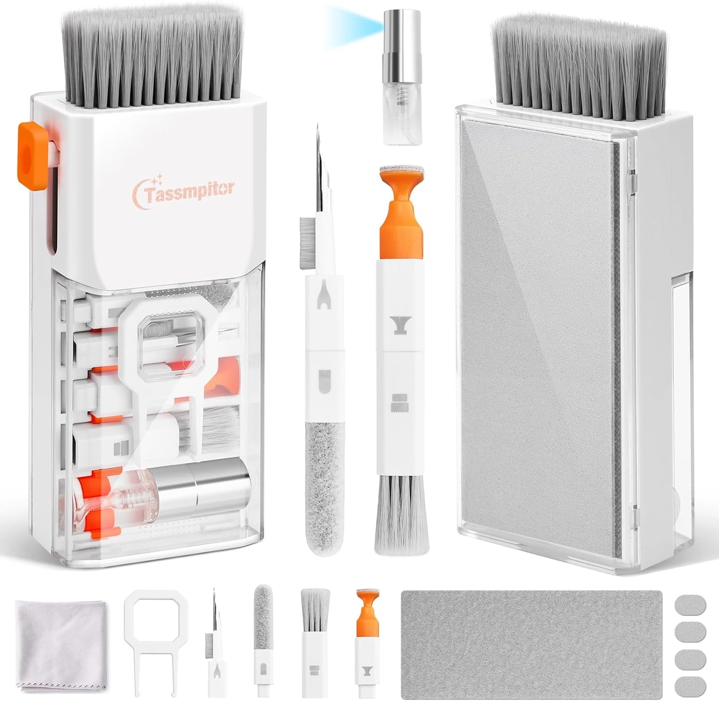 Laptop Cleaning Kit Keyboard Cleaner, Keyboard Cleaning Kit Electronics Cleaning Tool for Macbook Ipad Phone Iphone Pro, Brush Tool for Tablet, Computer, PC, TV Camera Lens Computer Vacuum Keyboard