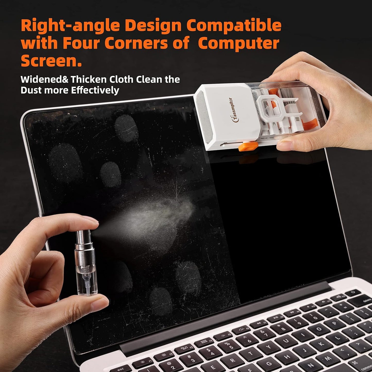 Laptop Cleaning Kit Keyboard Cleaner, Keyboard Cleaning Kit Electronics Cleaning Tool for Macbook Ipad Phone Iphone Pro, Brush Tool for Tablet, Computer, PC, TV Camera Lens Computer Vacuum Keyboard