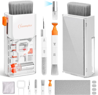 Laptop Cleaning Kit Keyboard Cleaner, Keyboard Cleaning Kit Electronics Cleaning Tool for Macbook Ipad Phone Iphone Pro, Brush Tool for Tablet, Computer, PC, TV Camera Lens Computer Vacuum Keyboard