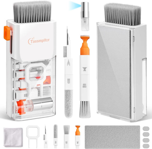 Laptop Cleaning Kit Keyboard Cleaner, Keyboard Cleaning Kit Electronics Cleaning Tool for Macbook Ipad Phone Iphone Pro, Brush Tool for Tablet, Computer, PC, TV Camera Lens Computer Vacuum Keyboard